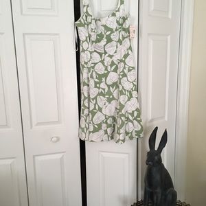 Dress Barn summer dress, new, tank style, 6